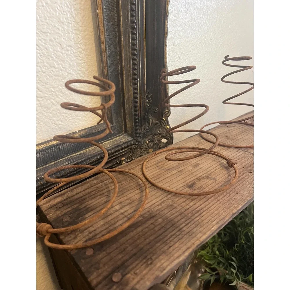 Rustic Brown Metal coil springs decorative‎ diy